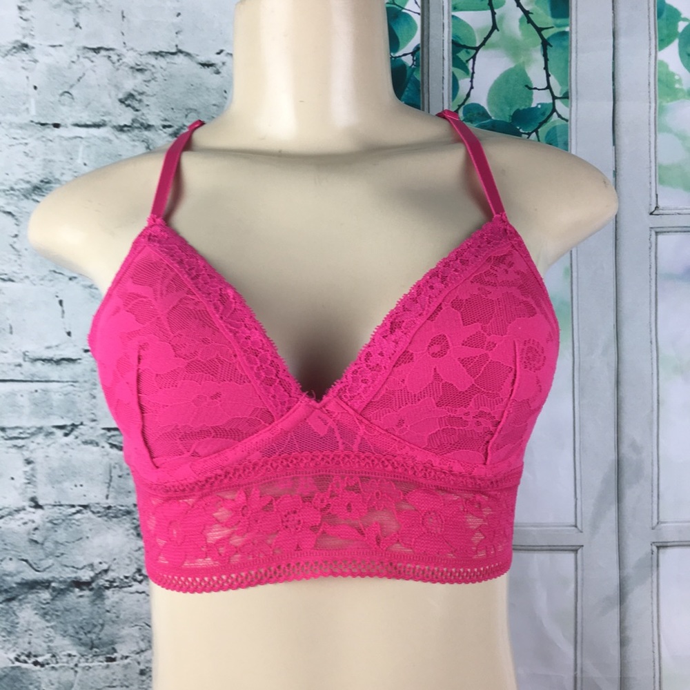 Victoria’s Secret Push Up Lace Bralette Xs